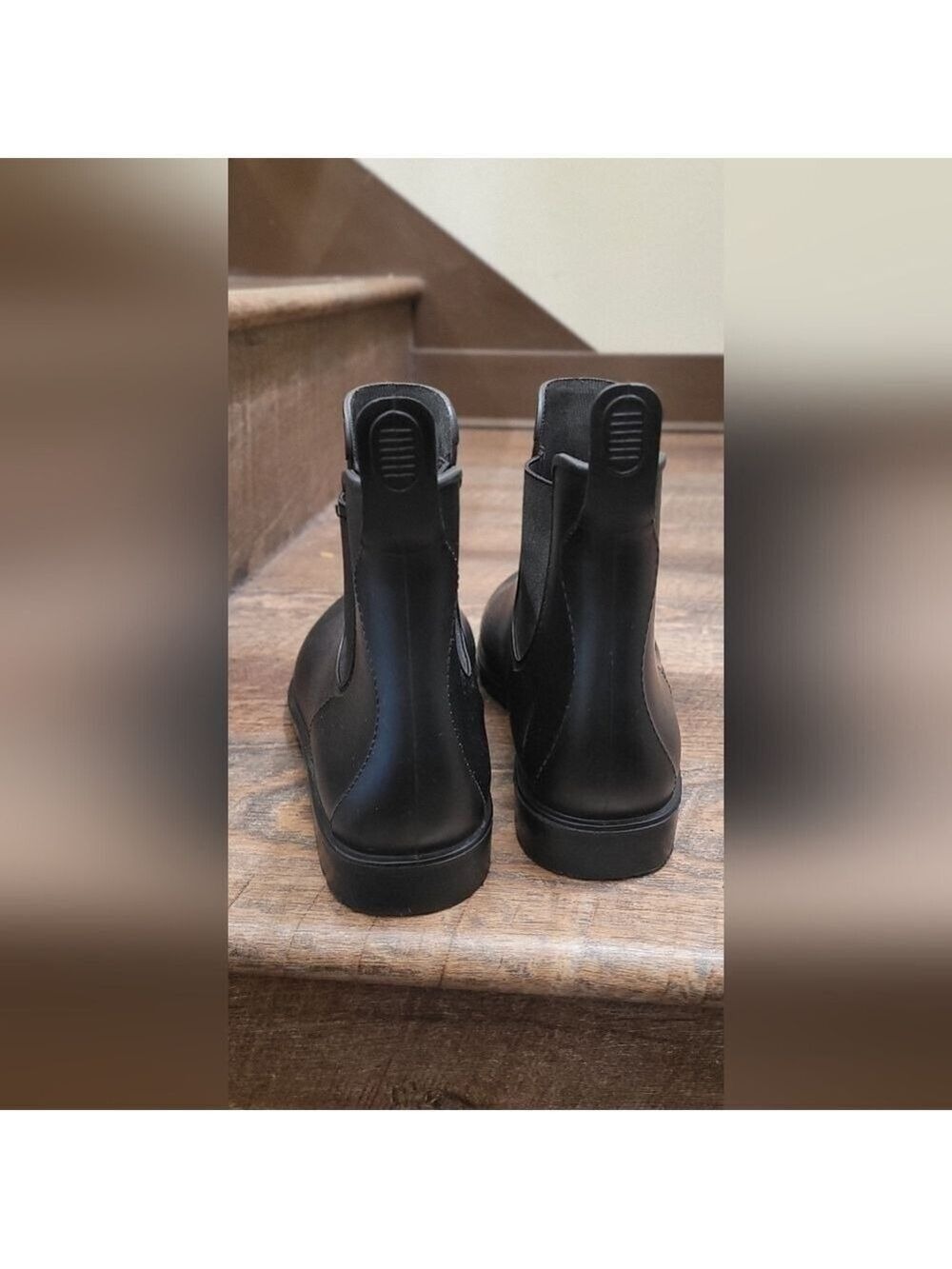 Chelsea-style ankle rain boots Sz 8.5 - Picture 3 of 7